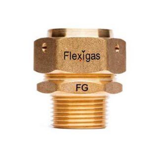 Flexigas PLT overgangsknelkoppeling MF 32 x 5/4 M