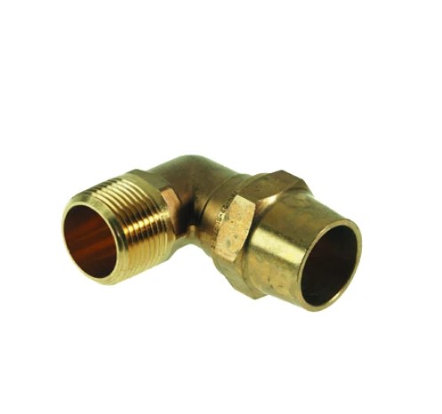 Knel Gas haakse overgangsknelkoppeling MF 22x3/4 M op=op