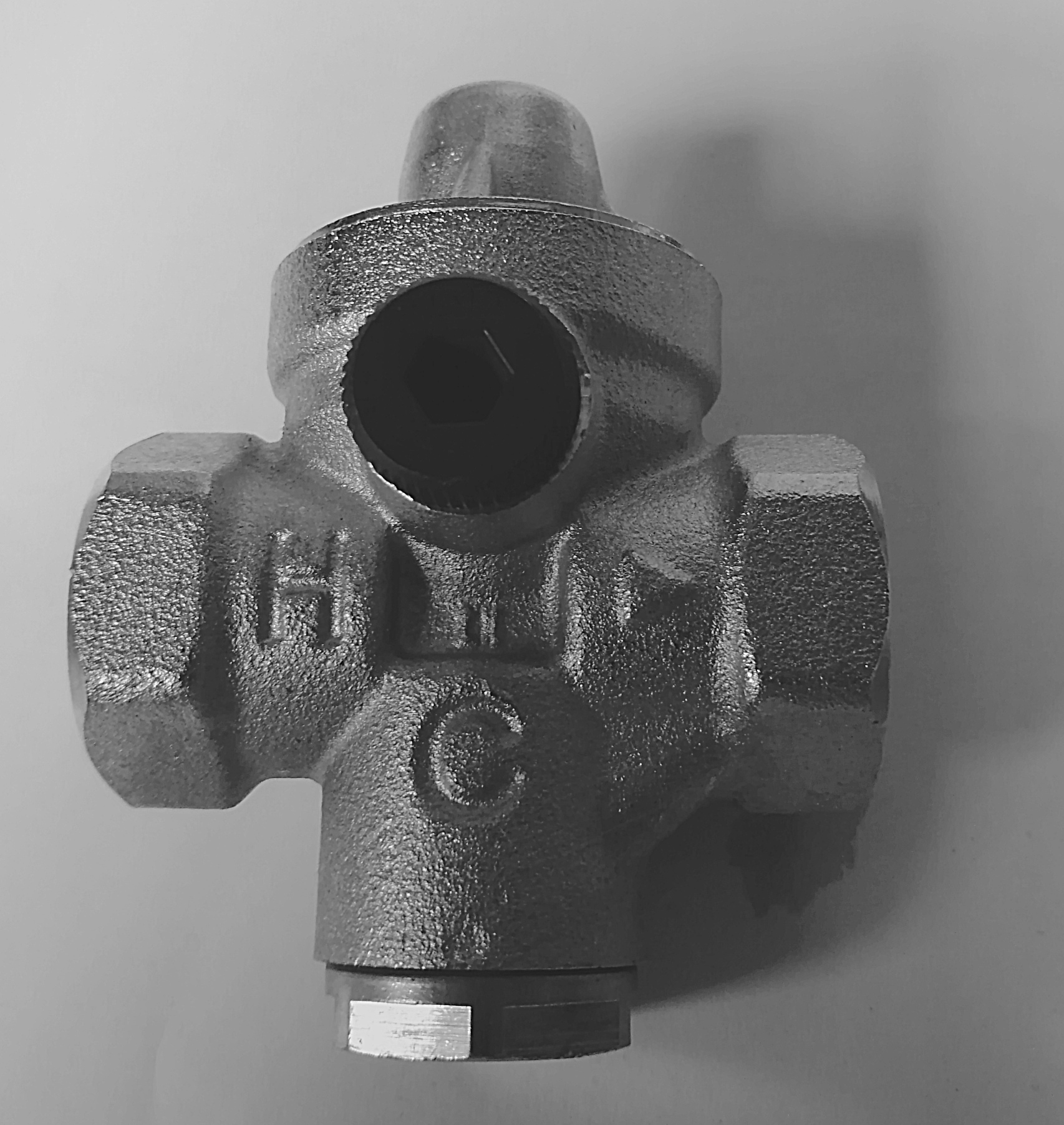 Van Marcke NV drukverminderaar 1/2"F x 1/2"F - 16 bar op=op - Afbeelding 3